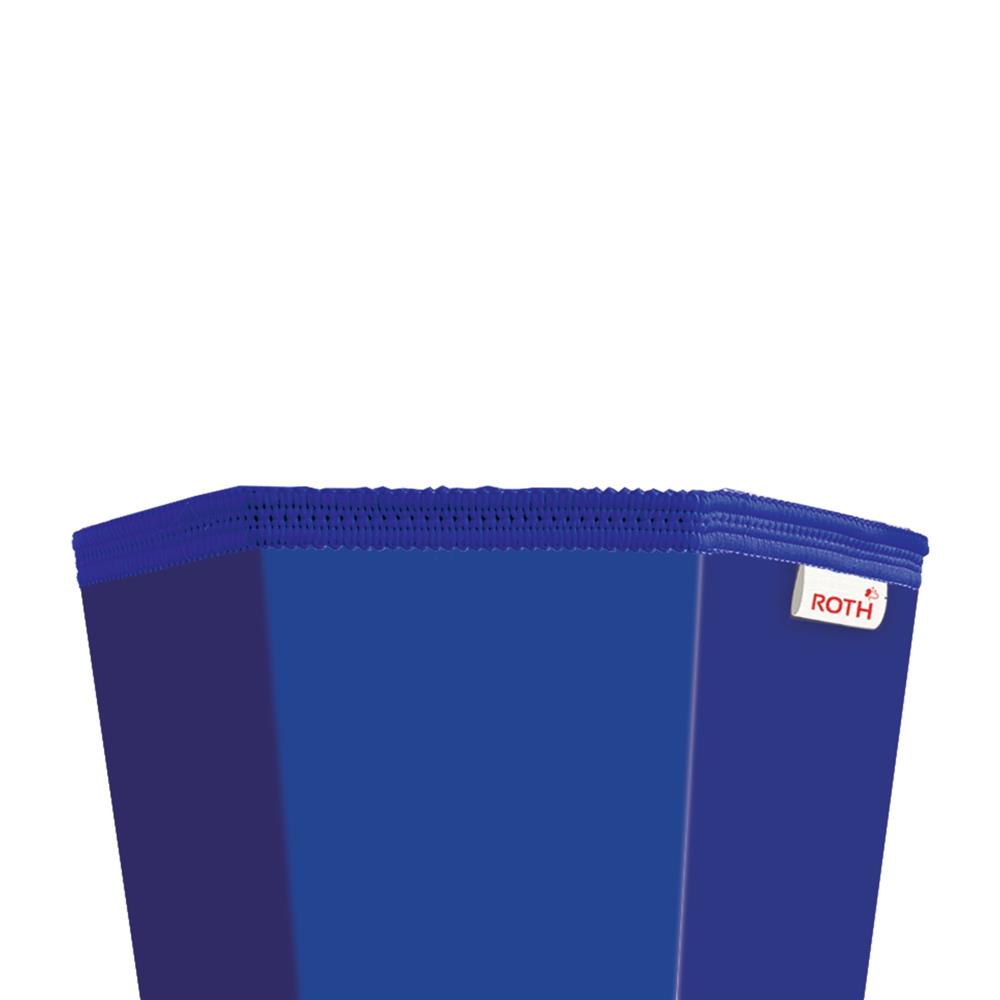 Roth Schultüte-Rohling/Basteltüte, ultramarinblau, 85cm, eckig, Rot(h)-Spitze, ohne Verschluss