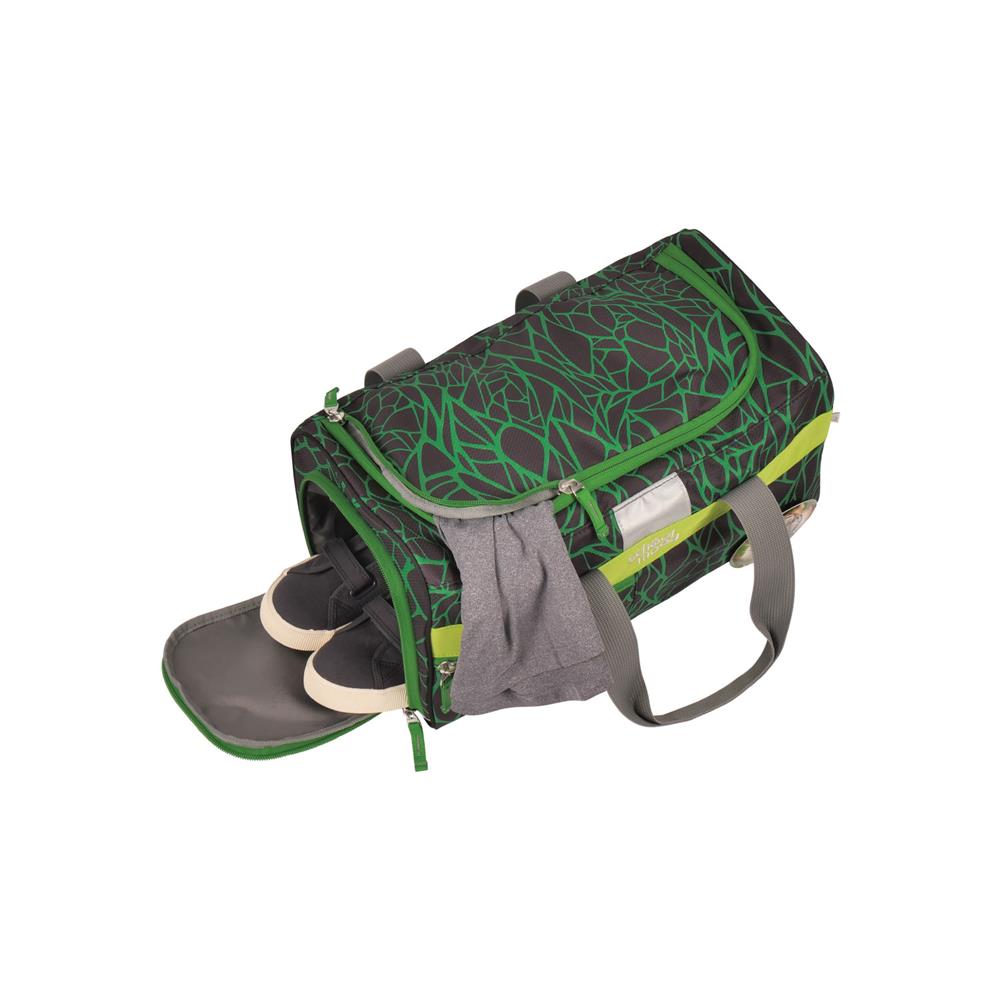 School-Mood Sporttasche Linus (Panther, grün)