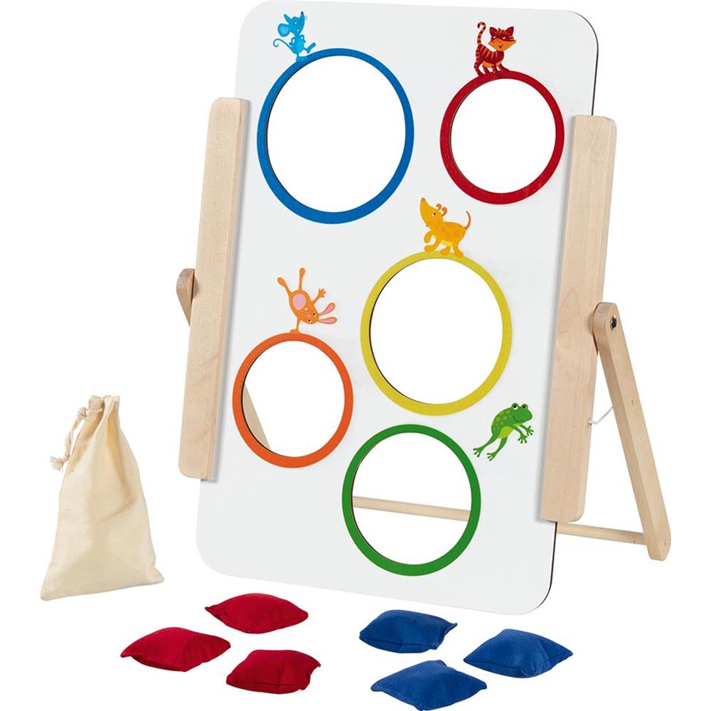 goki Zielwurfspiel für Klein und Groß, beidseitig bespielbar