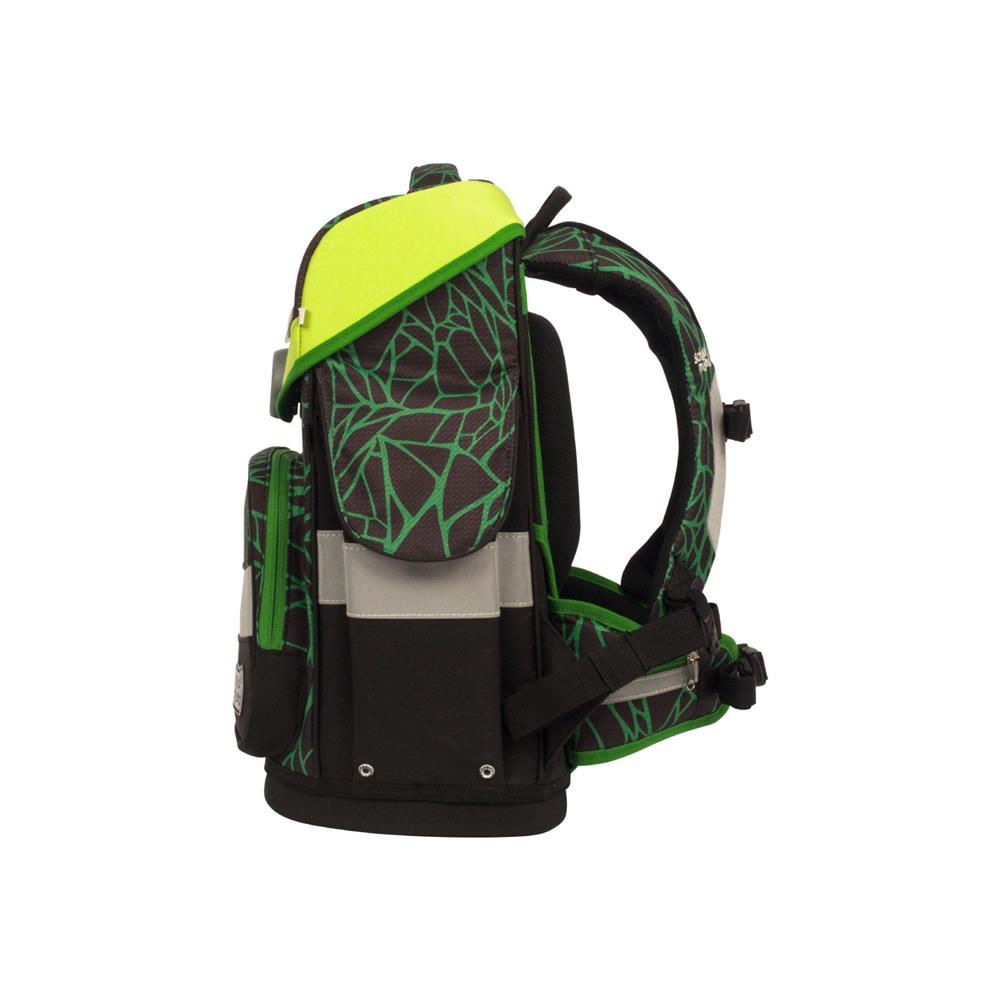 School-Mood Schulranzenset Timeless Air+ Linus (Panther, grün)