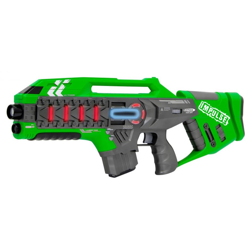 Jamara Impulse Laser Gun Rifle Set blau/grün Outdoorspielzeug Spielzeugwaffen