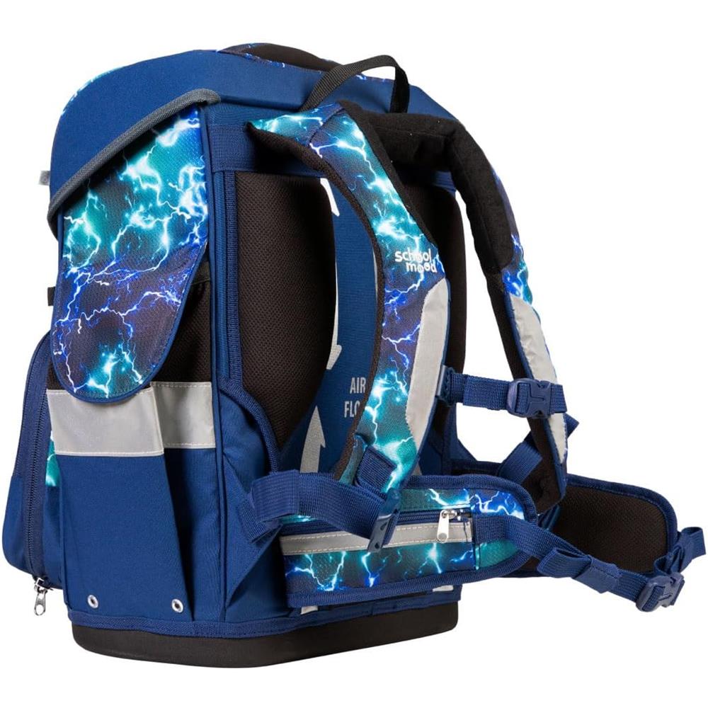 School-Mood Schulranzenset Timeless Pro, Felix (Wolf), 7-teilig