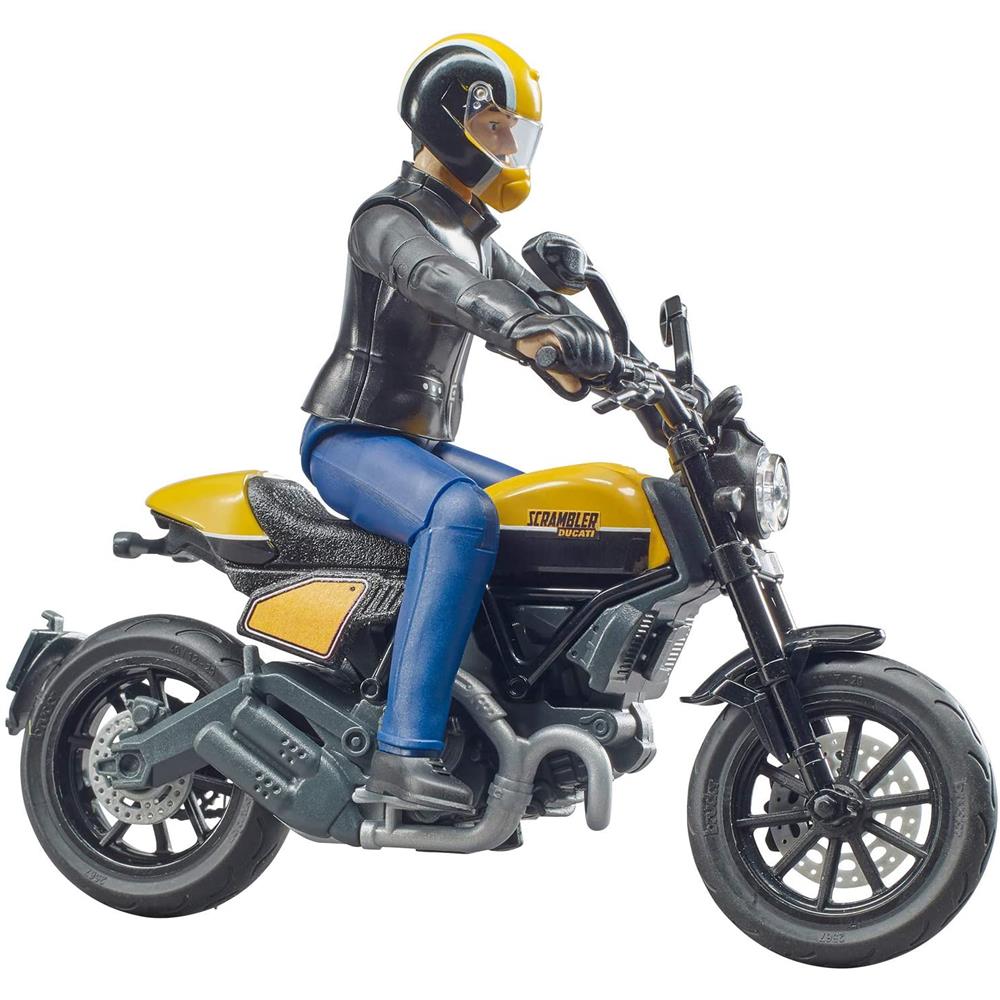 Bruder 63053 - bworld Scrambler Ducati Full Throttle mit Fahrer