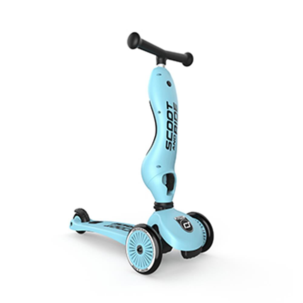 Scoot & Ride Highwaykick 1, blueberry - 2in1 Kinderroller, ab 1 Jahr
