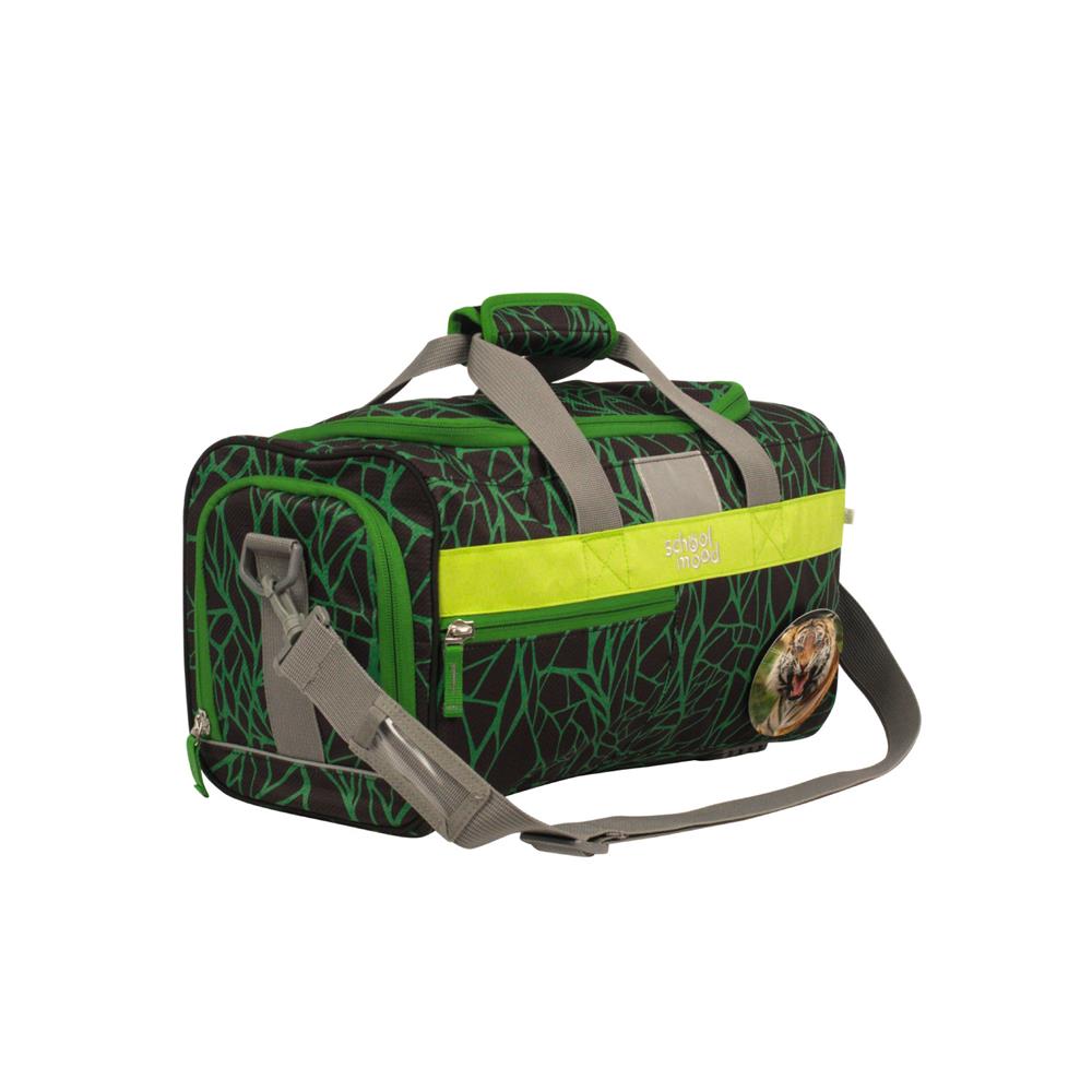 School-Mood Sporttasche Linus (Panther, grün)