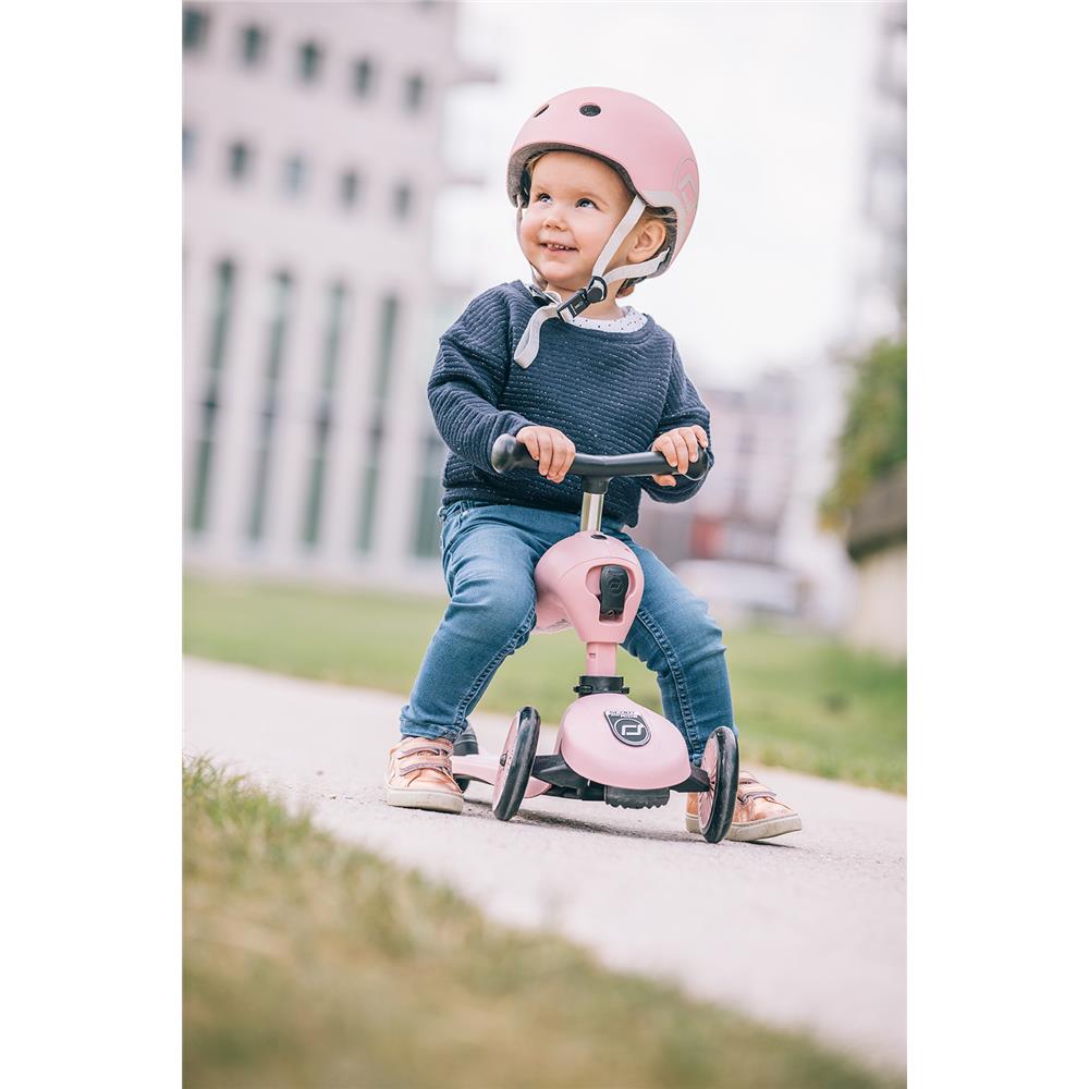 Scoot & Ride Highwaykick 1, rose - 2in1 Kinderroller, ab 1 Jahr