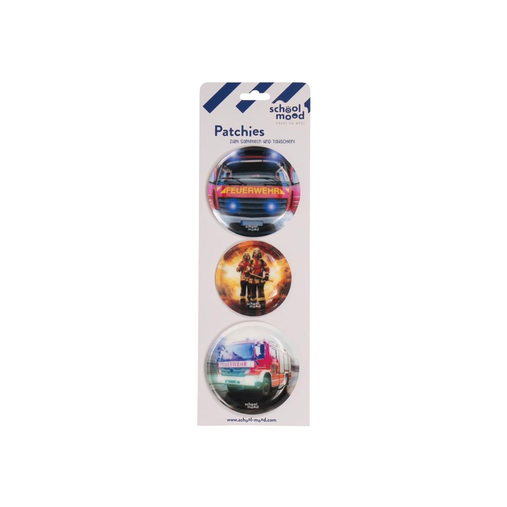 School-Mood 3er Patchy-Set Feuerwehr