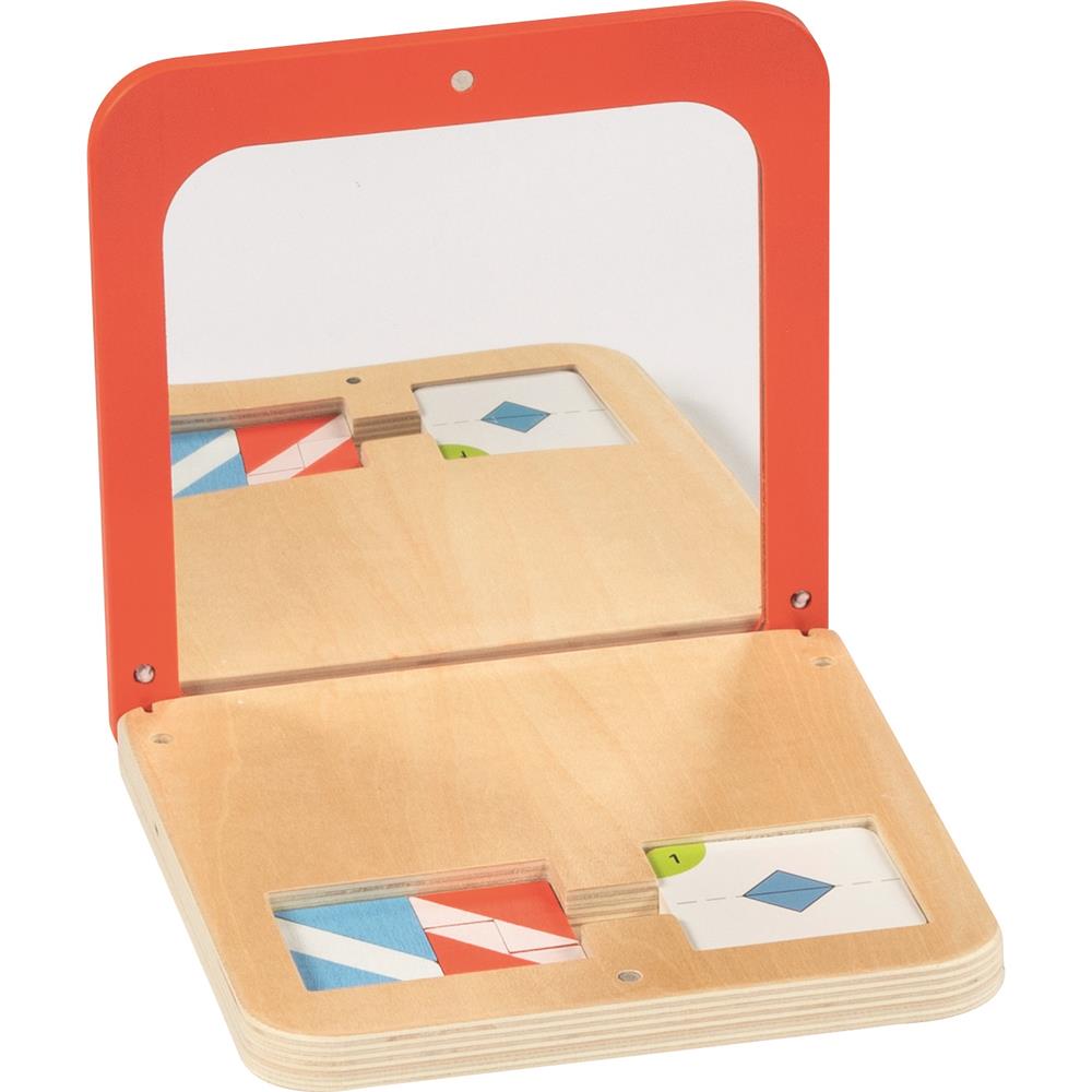 goki Symmetriespiel Spiegelmagie – Holzspielzeug 26-teilig, für Kinder ab 5 Jahren
