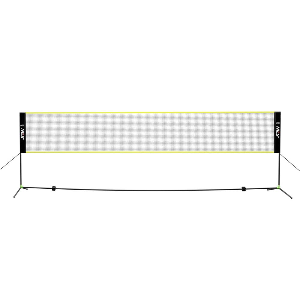 NILS Badmintonnetz 5 m, Freizeitnetz Outdoor Garten Sporthalle freistehend
