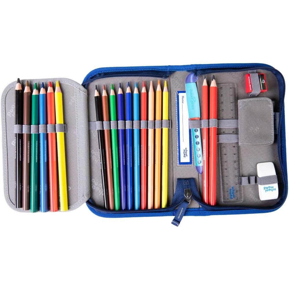 School-Mood Schulranzenset Champion Maxx Pro Jonas (Fußball), 7-teilig