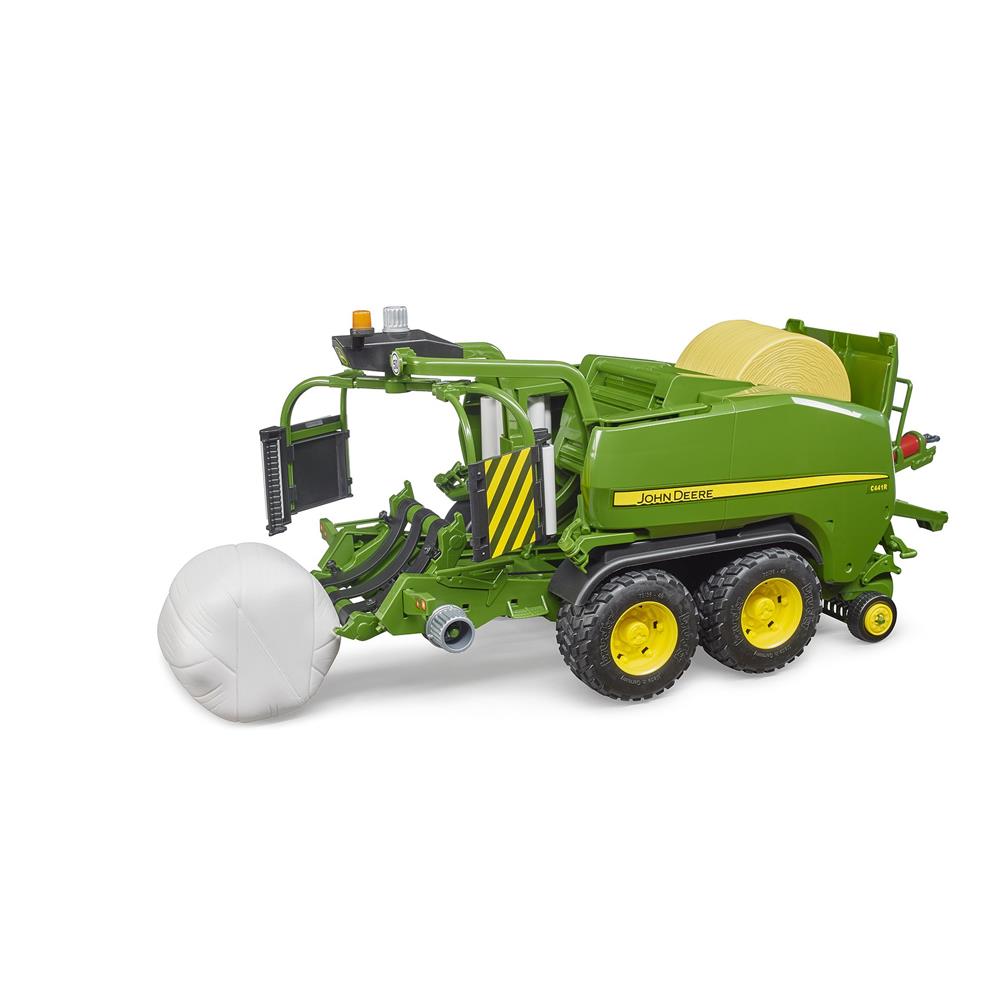 Bruder 02032 - John Deere Rundballen-Presswickelkombination C441R