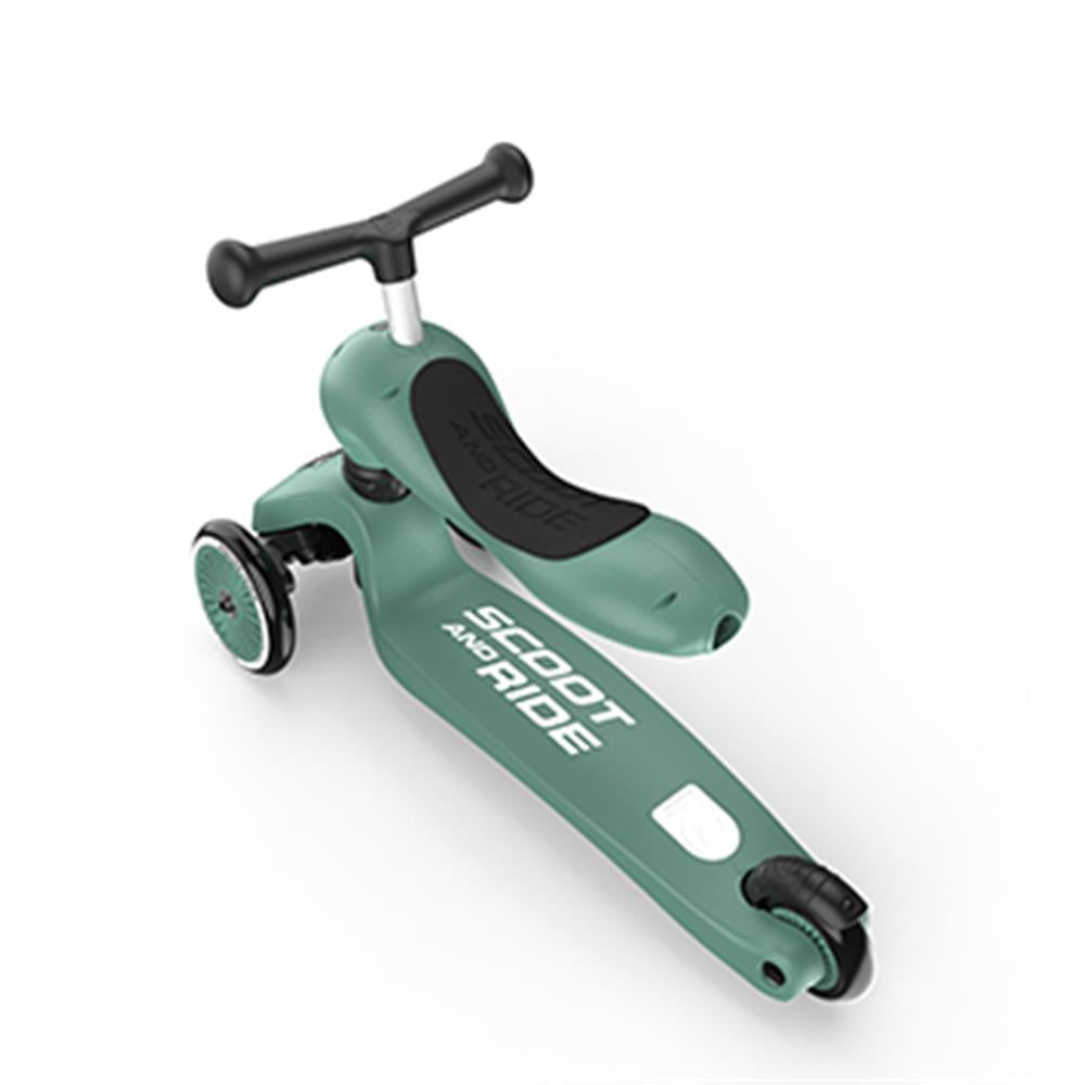 Scoot & Ride Highwaykick 1, forest - 2in1 Kinderroller, ab 1 Jahr