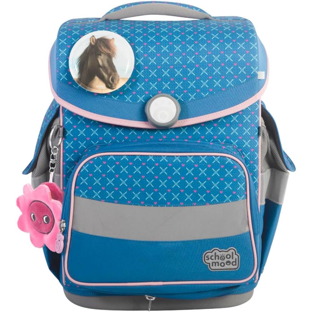 School-Mood Schulranzenset Timeless Pro Mila (Pferd), 7-teilig