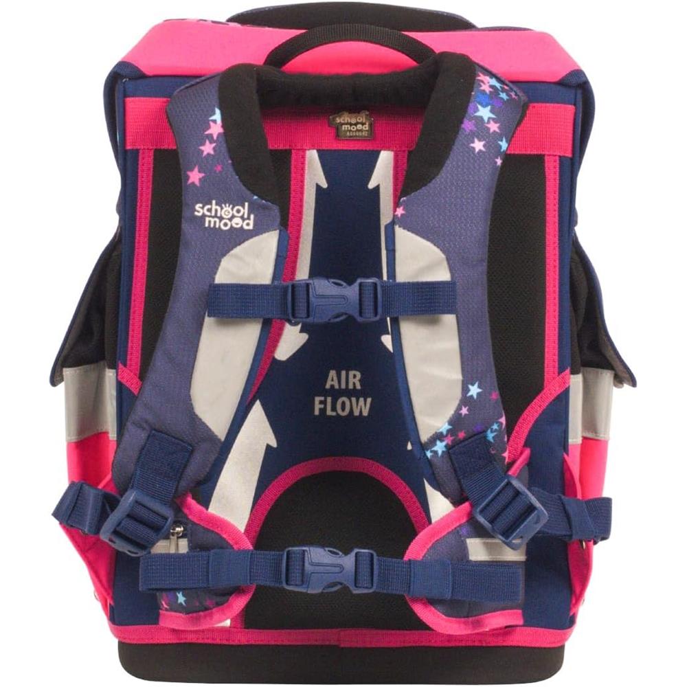 School-Mood Schulranzenset Timeless Pro, Leni (Hund), 7-teilig