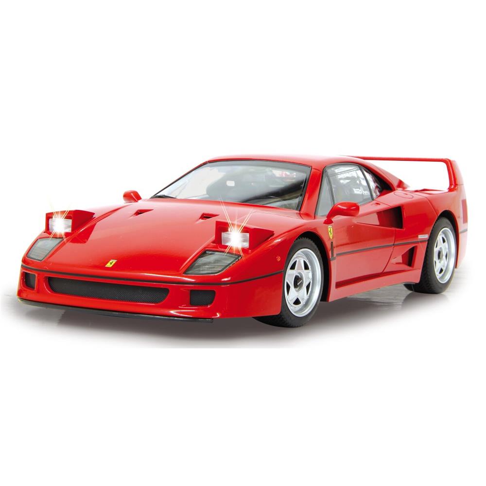Jamara Ferrari F40 1:14 rot 27MHz Klappscheinwerfer fernbedienbar Ferngesteuertes Auto mit LED Licht