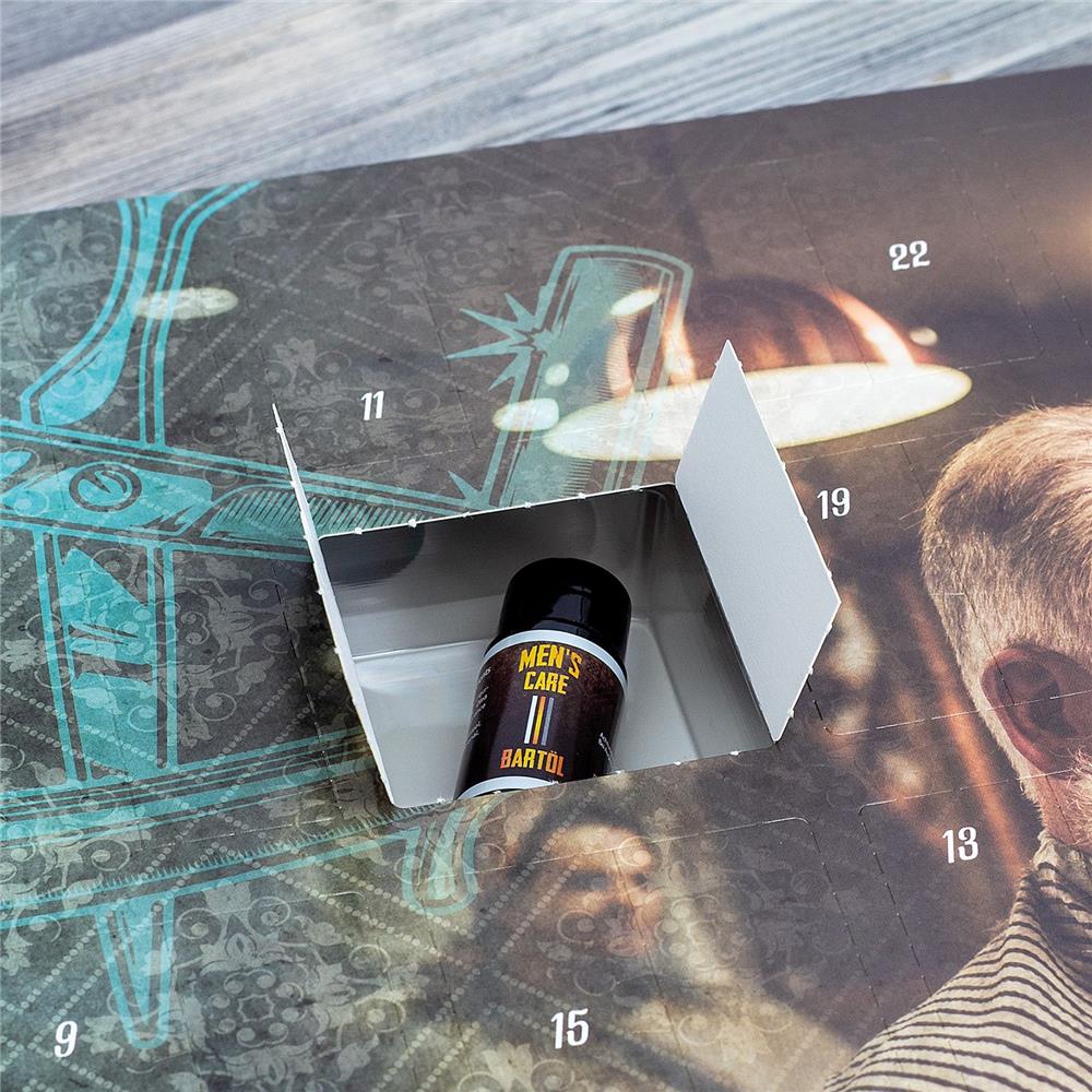 Roth Männerpflege-Adventskalender – 24 Pflegeprodukte für Bart, Haut & Haar – Geschenk für Männer