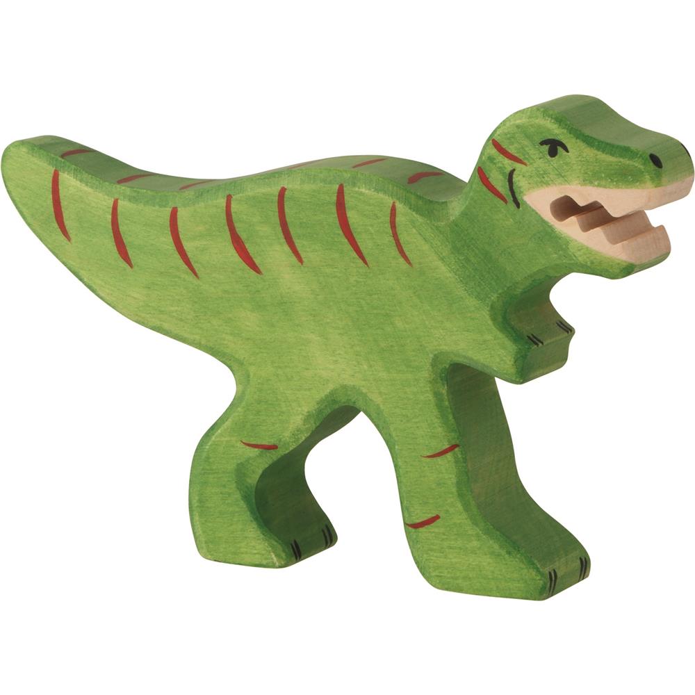 Holztiger Holzfigur - Tyrannosaurus Rex, Dinosaurier, Holzspielzeug, ab 3 Jahren