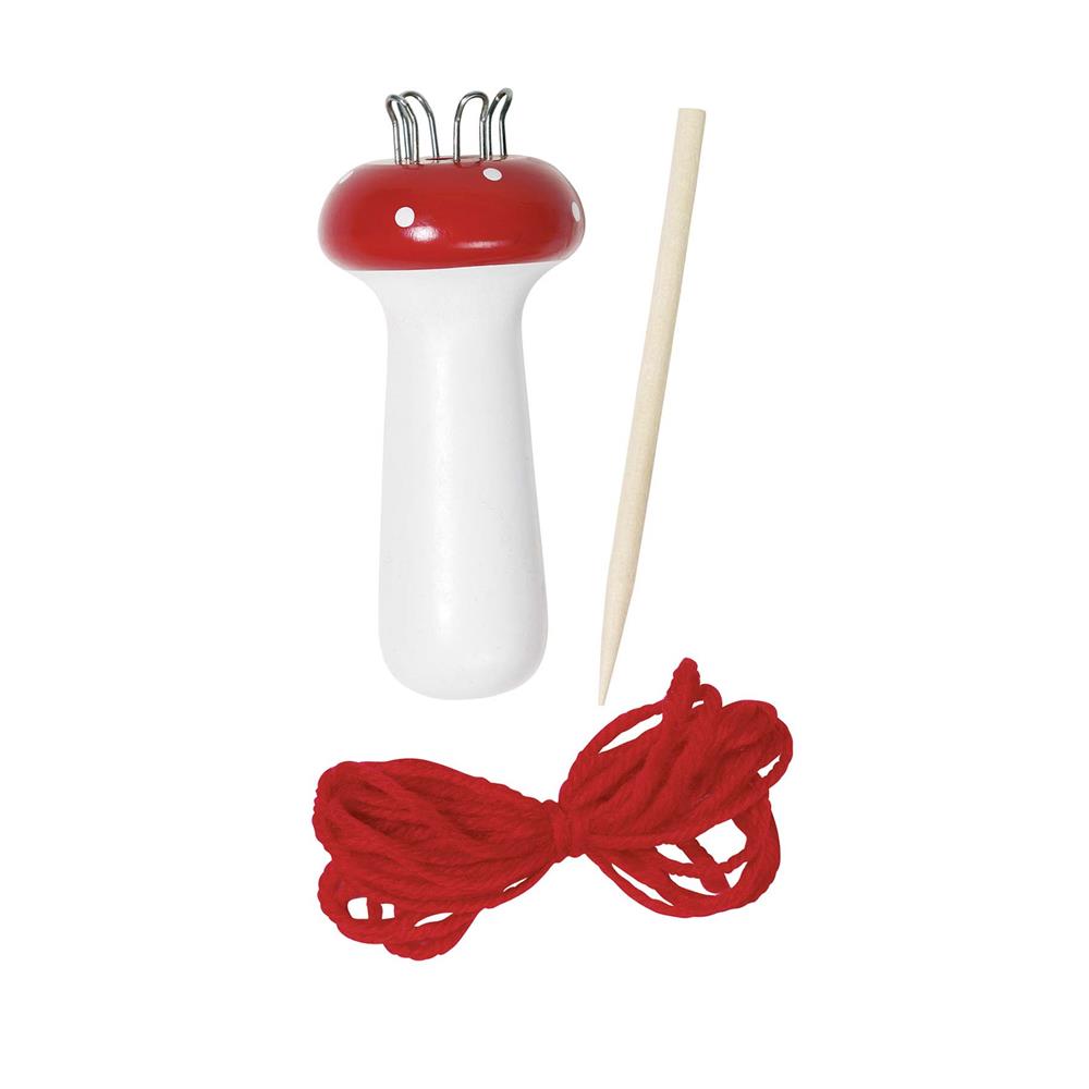 goki Strickpilz aus Holz - Kreativset Stricken