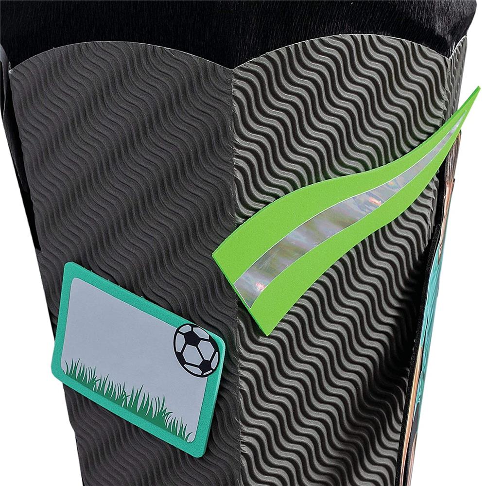 Roth Schultüte-Bastelset, Fußballstar, 68cm, eckig, Rot(h)-Spitze, Kreppverschluss