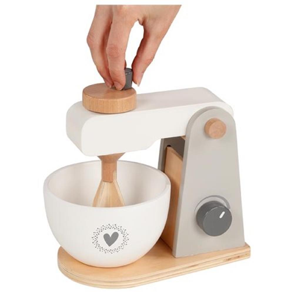 Goki Küchenmaschine, Mixer mit Rührschüssel - Zubehör für Spielküche
