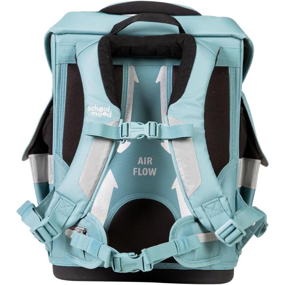 School-Mood Schulranzenset Timeless Pro Dolphin (Ocean Collection), 6-teilig