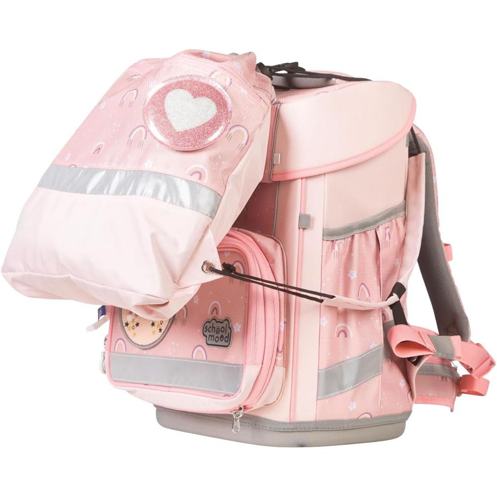 School-Mood Schulranzenset Champion Pro, Rainbow, 7-teilig