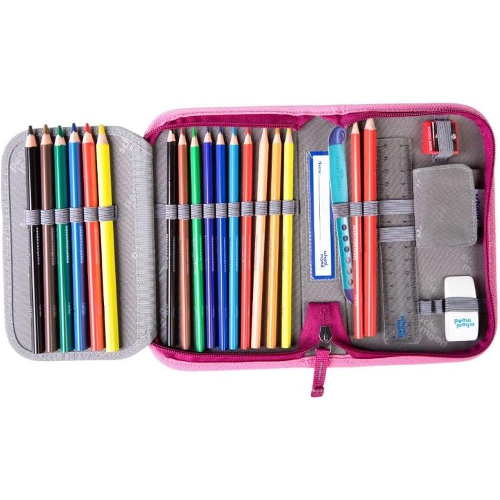 School-Mood Schulranzenset Timeless Pro Klara (Häschen), 7-teilig