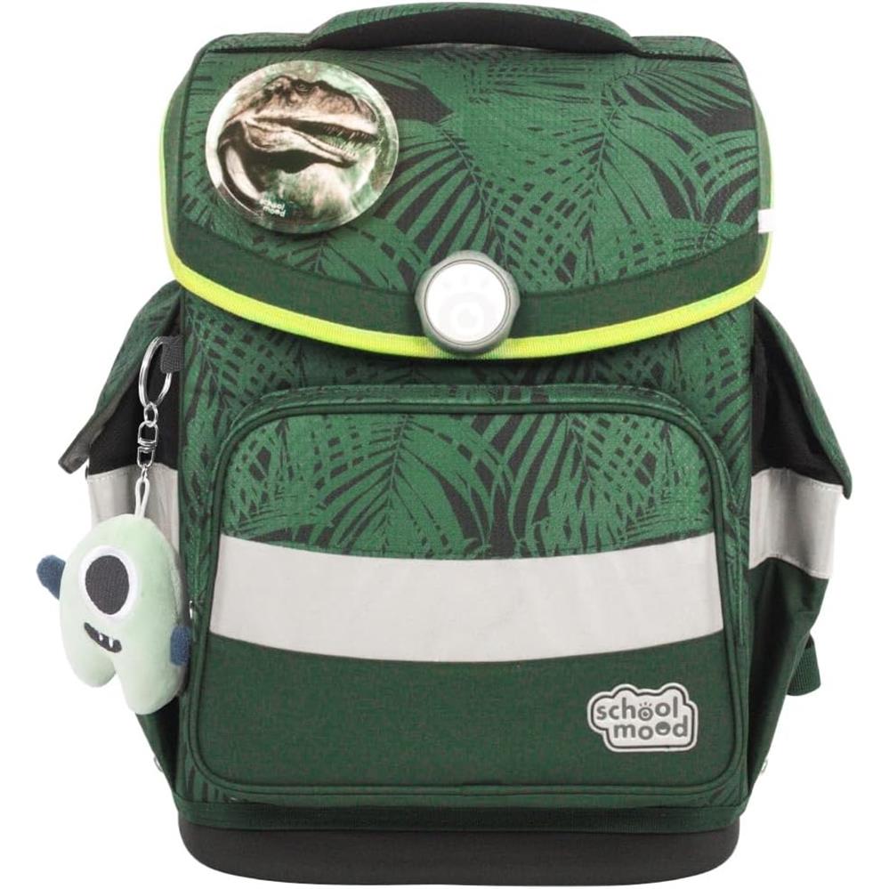 School-Mood Schulranzenset Timeless Pro, Daniel (Dino), 7-teilig
