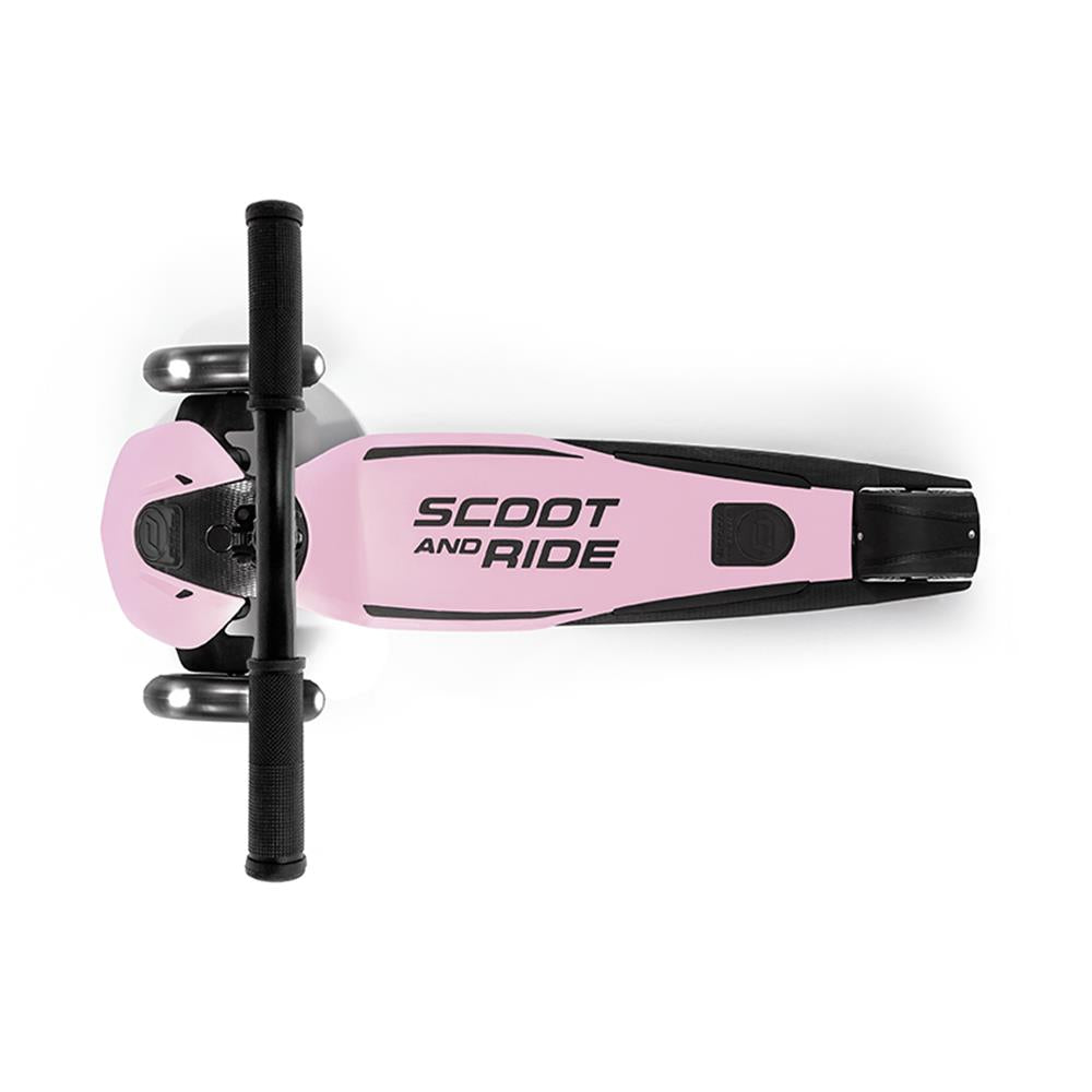 Scoot & Ride Highwaykick 5 LED Scooter, rose - Kinderroller, ab 5 Jahren