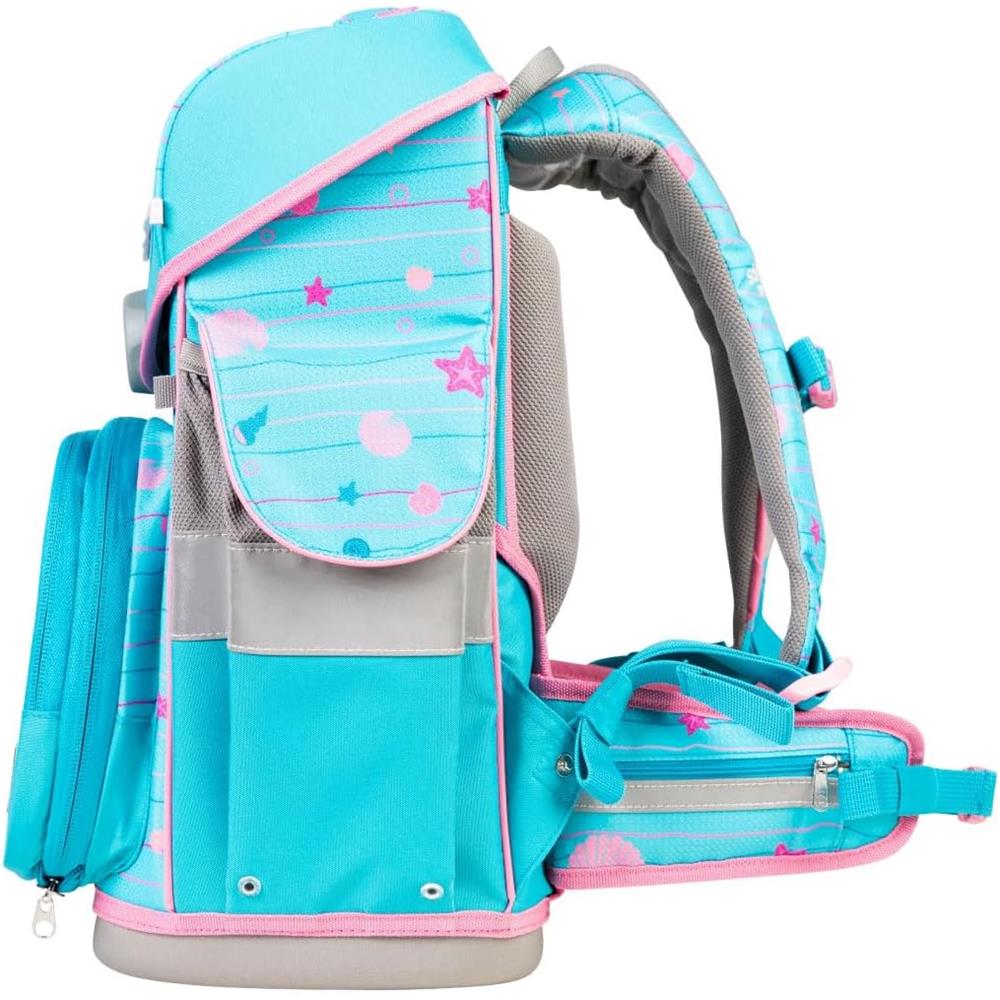 School-Mood Schulranzenset Timeless Pro, Lilly (Mermaid), 7-teilig