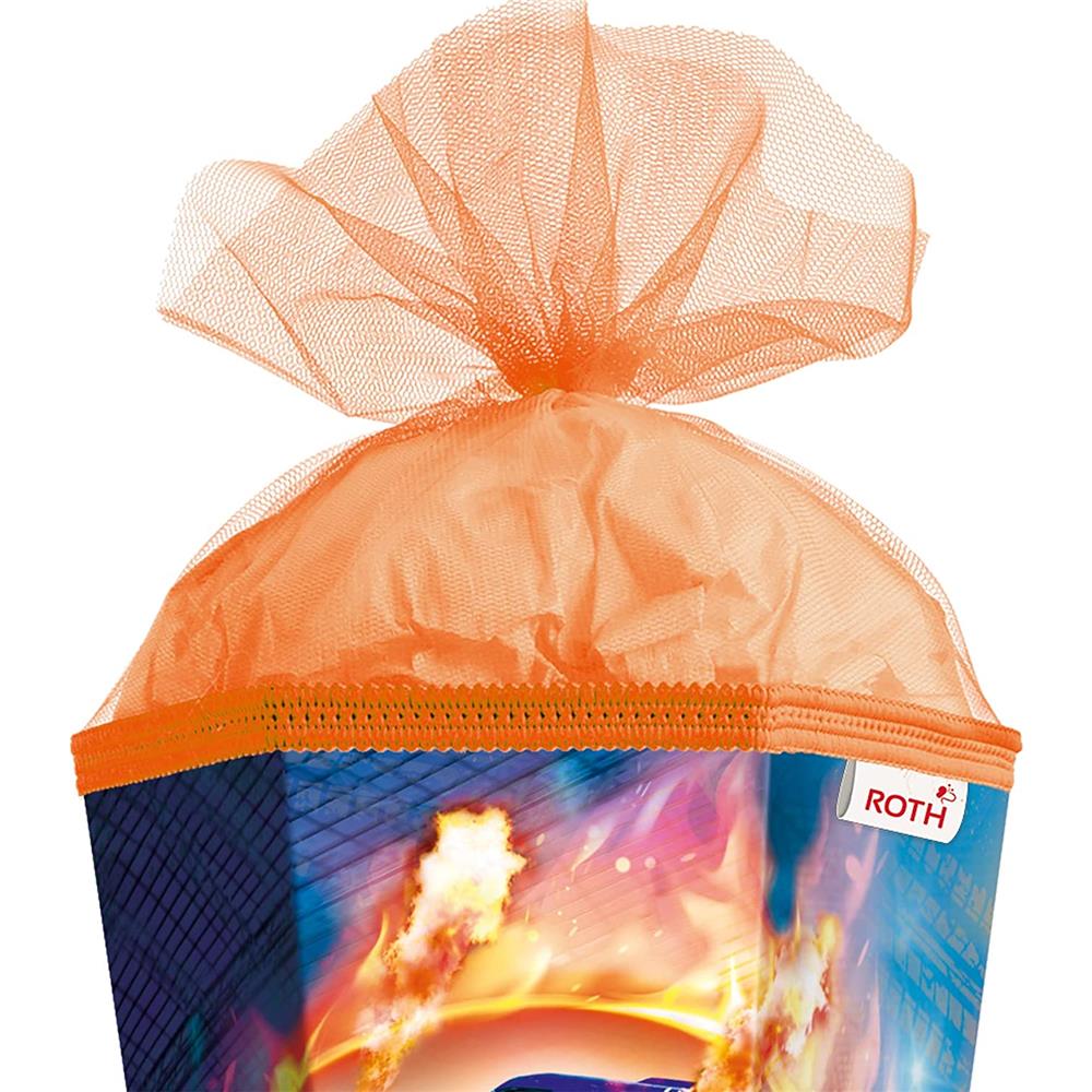 Roth Extra große XXL Schultüte Monstertruck Fire, 100cm, eckig, Rot(h)-Spitze, Tüllverschluss