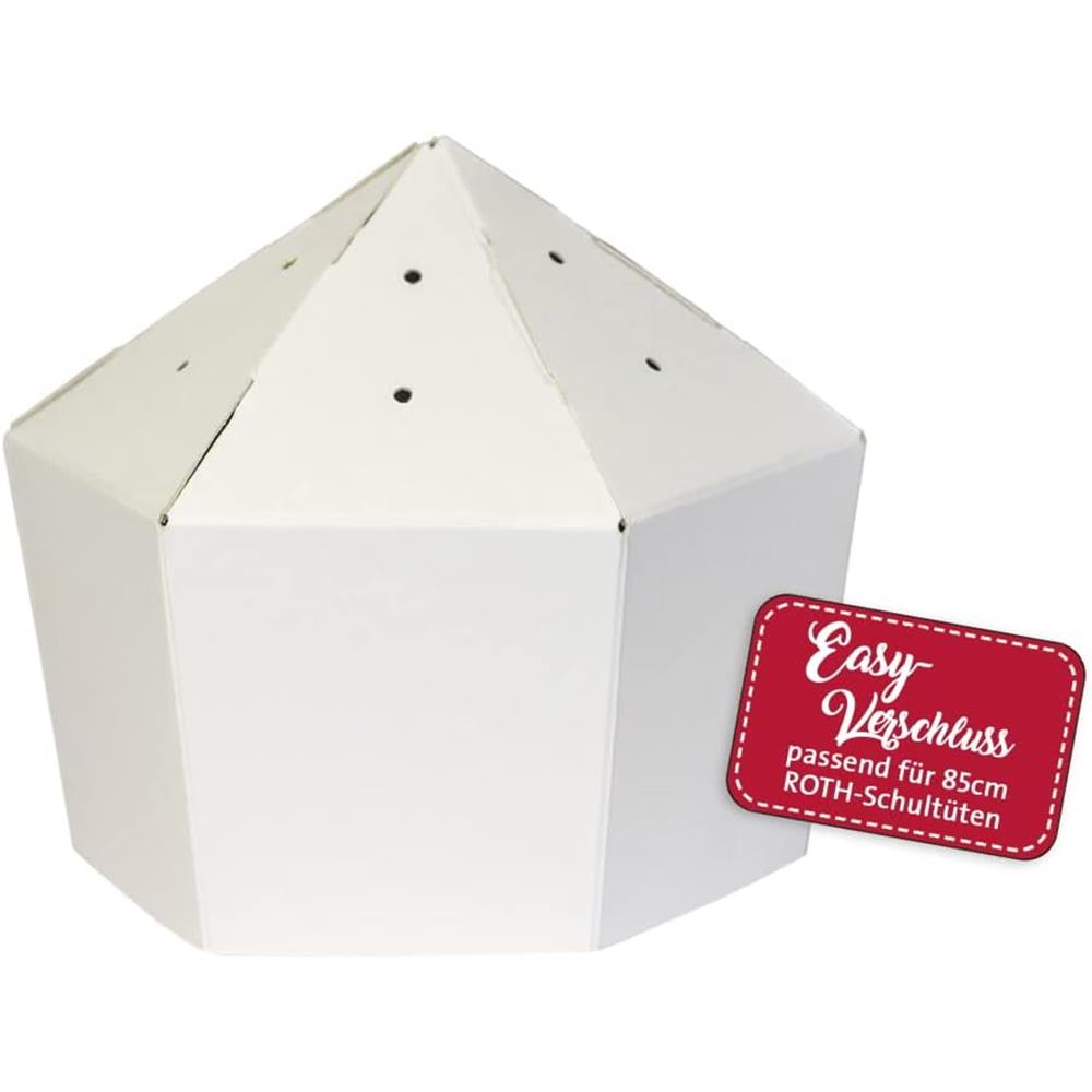 ROTH Easy-Schultütenverschluss für 85 cm Schultüten, für leichtes Befestigen von Schleifen