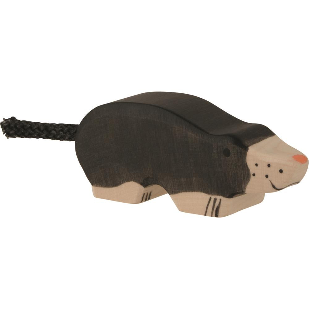 Holztiger Holzfigur - Maulwurf, Holzspielzeug, ab 3 Jahren