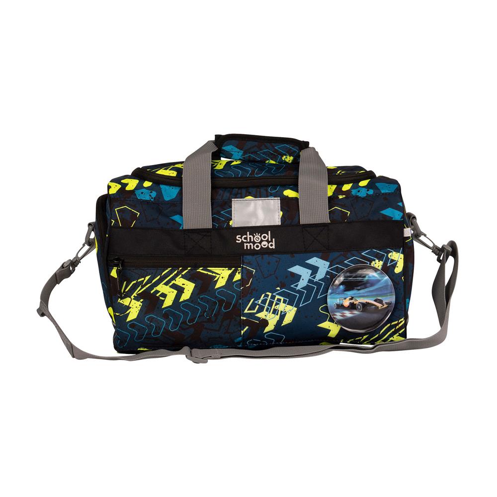 School-Mood Sporttasche Elias (Formel 1, schwarz)