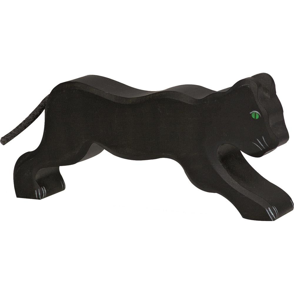 Holztiger Holzfigur - Panther, Holzspielzeug, ab 3 Jahren