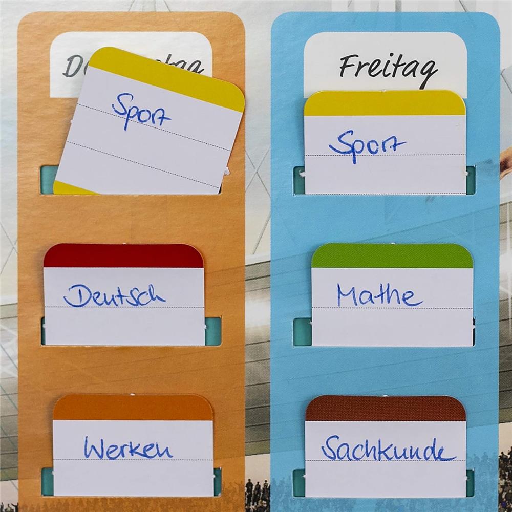 Roth Klipp&Klar Stundenplan Steck Fix, Fußballstar, A3, Kinder-Wochenplan