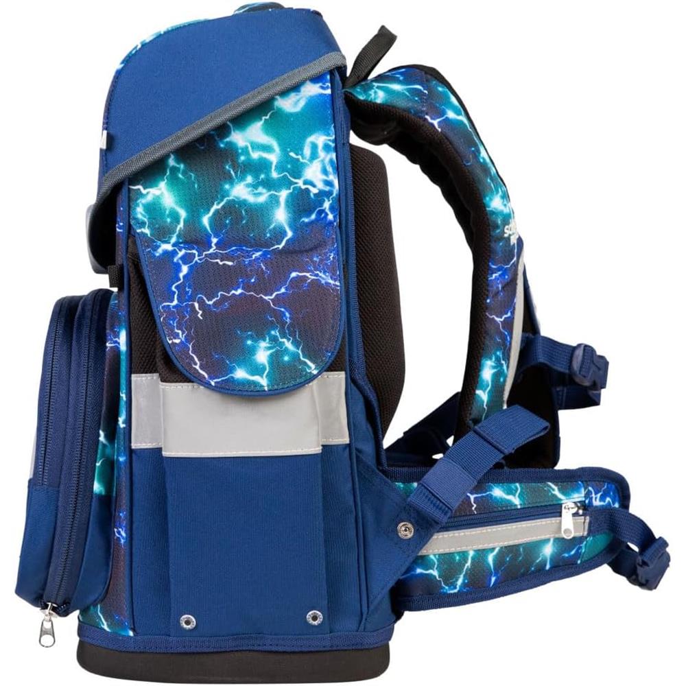 School-Mood Schulranzenset Timeless Pro, Felix (Wolf), 7-teilig