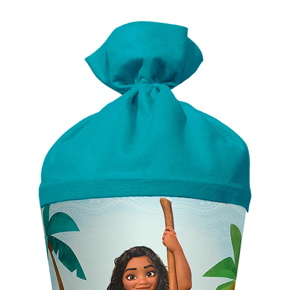 Roth Schultüte Disney Vaiana, 70cm, rund, Rot(h)-Spitze, Filzverschluss