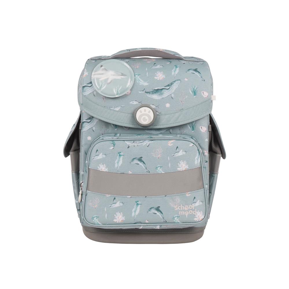 School-Mood Schulranzenset Timeless Air+ Aqua (Nordic Collection, blau)