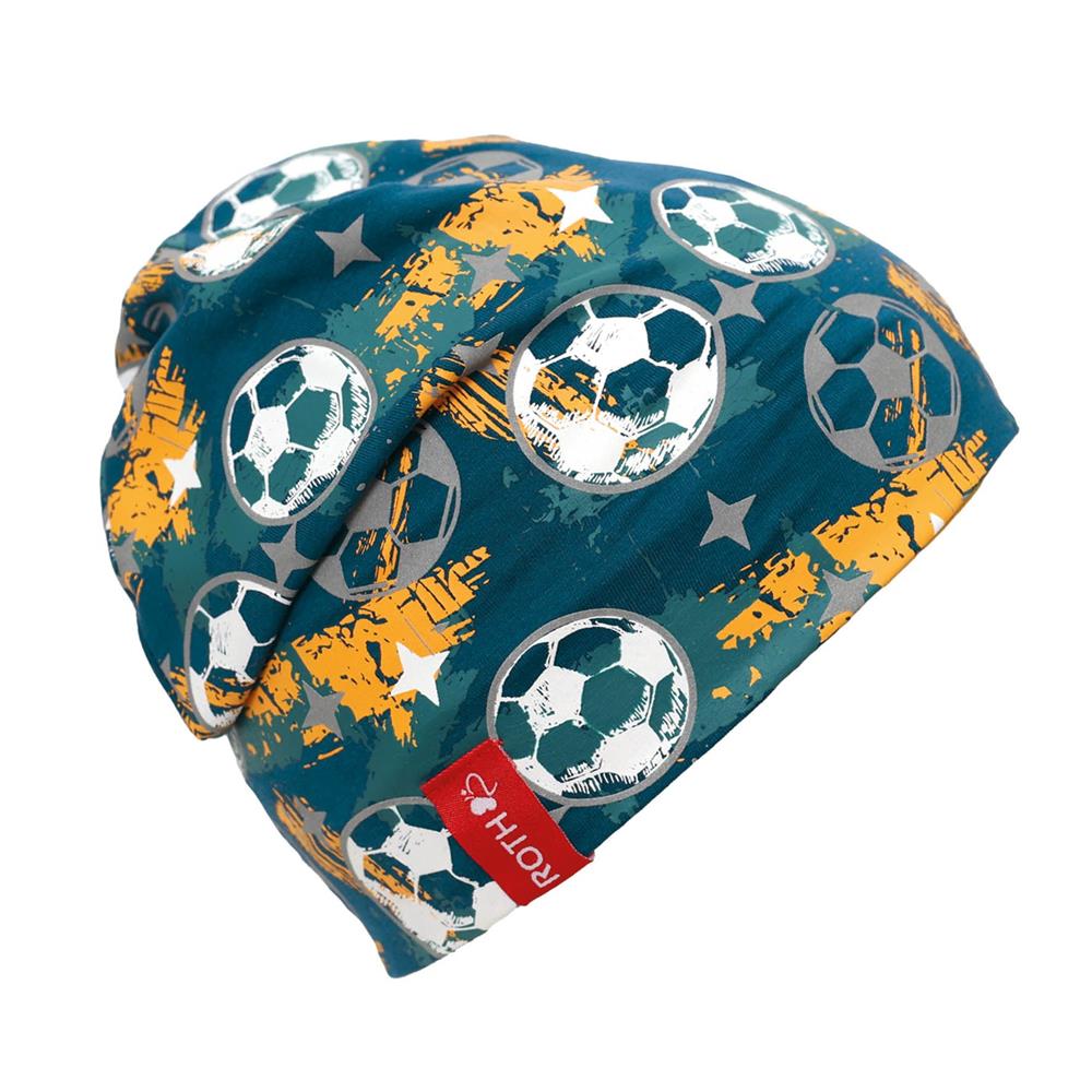Roth ReflActions Jersey-Beanie Fußball, 5-8 Jahre, 50-54cm, mit reflektierende Details