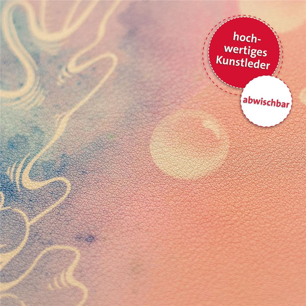 Roth Schreibtischunterlage Delfine, Malunterlage mit Anti-Rutsch-Beschichtung