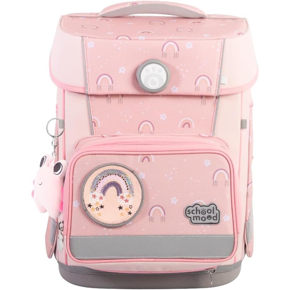 School-Mood Schulranzenset Champion Maxx Pro Rainbow, 7-teilig