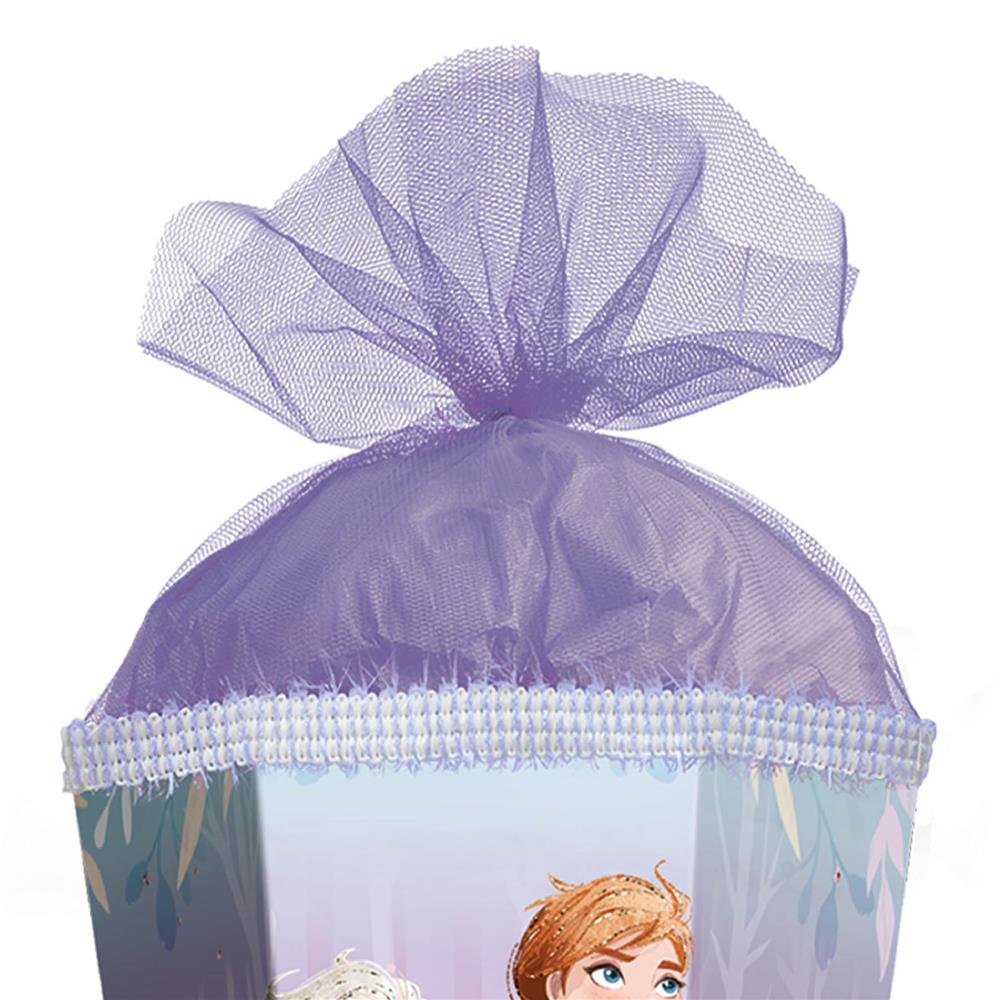 Roth Schultüte Disney Frozen, 85cm, eckig, Rot(h)-Spitze, Tüllverschluss, Glitter, Glitzerborte