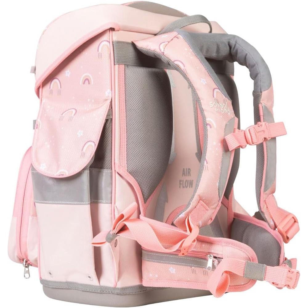 School-Mood Schulranzenset Timeless Pro Rainbow, 7-teilig