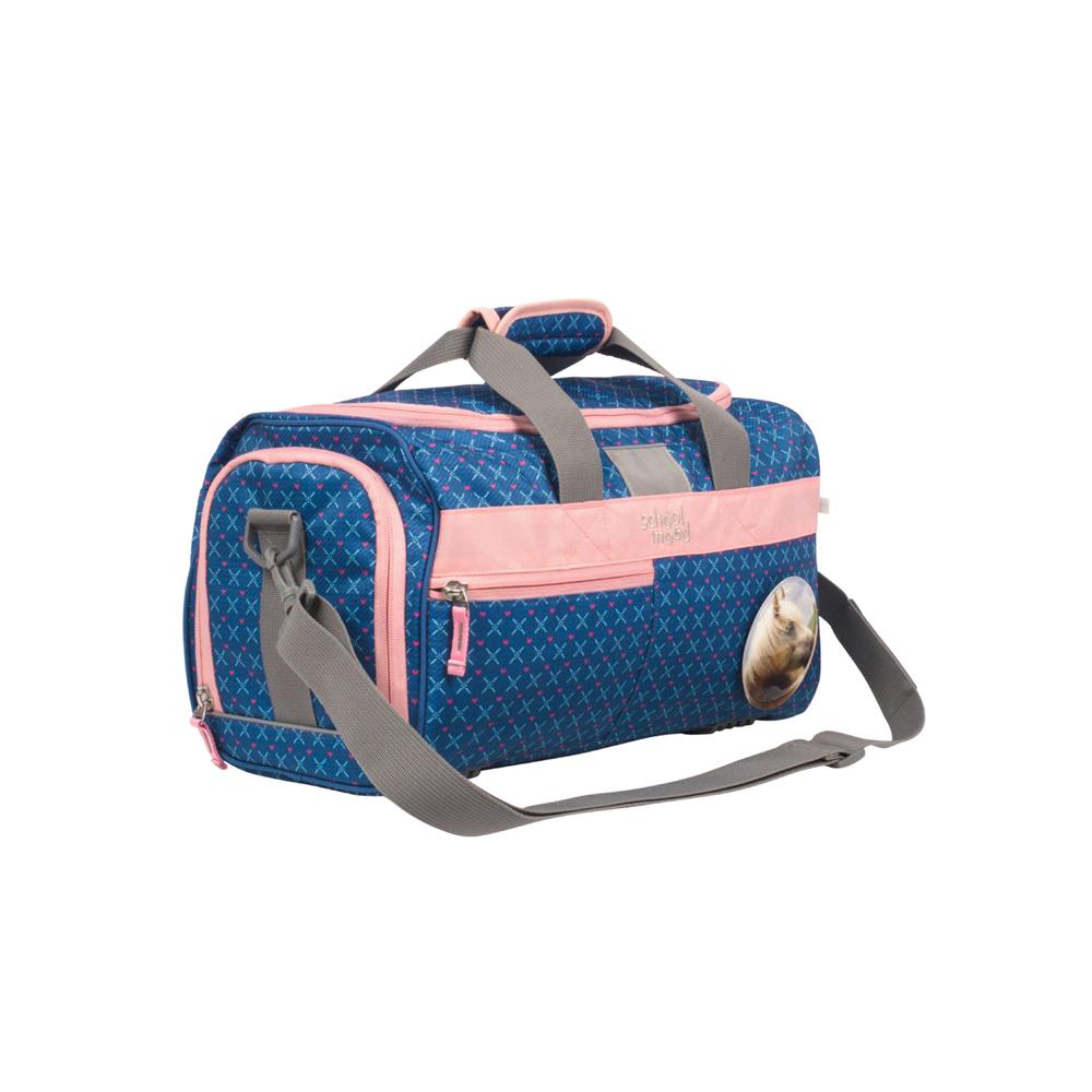 School-Mood Sporttasche Mila (Pferd, blau)