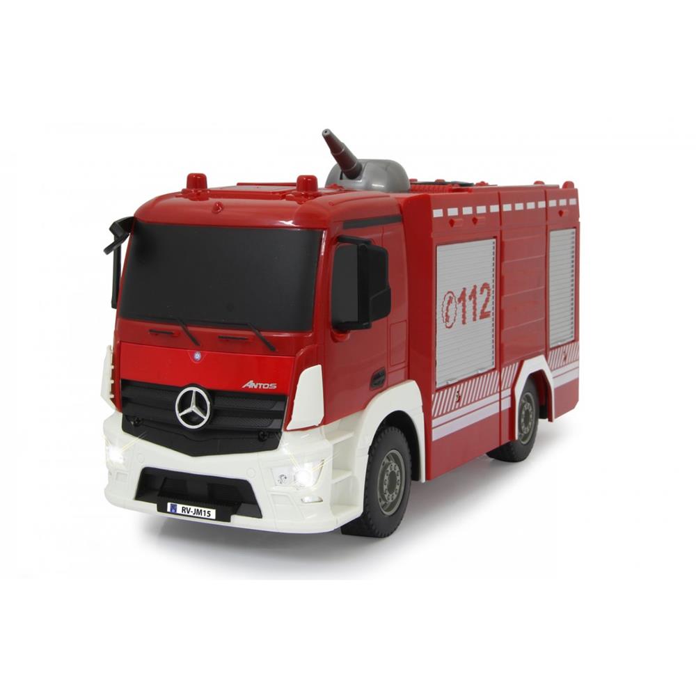 Jamara Feuerwehr TLF mit Spritzfunktion Mercedes-Benz Antos, 1:26, 2,4GHz, mit Licht