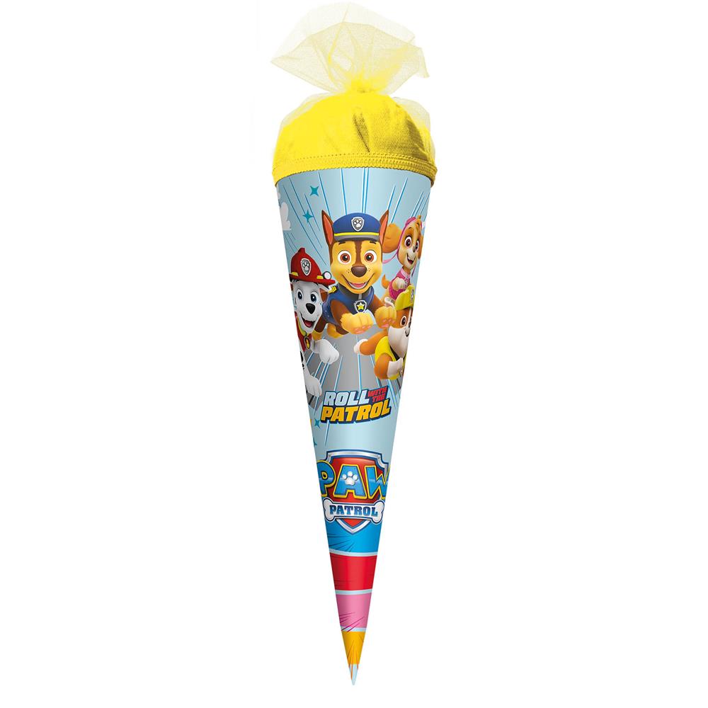 Roth Schultüte Paw Patrol, 50cm, rund, Tüllverschluss