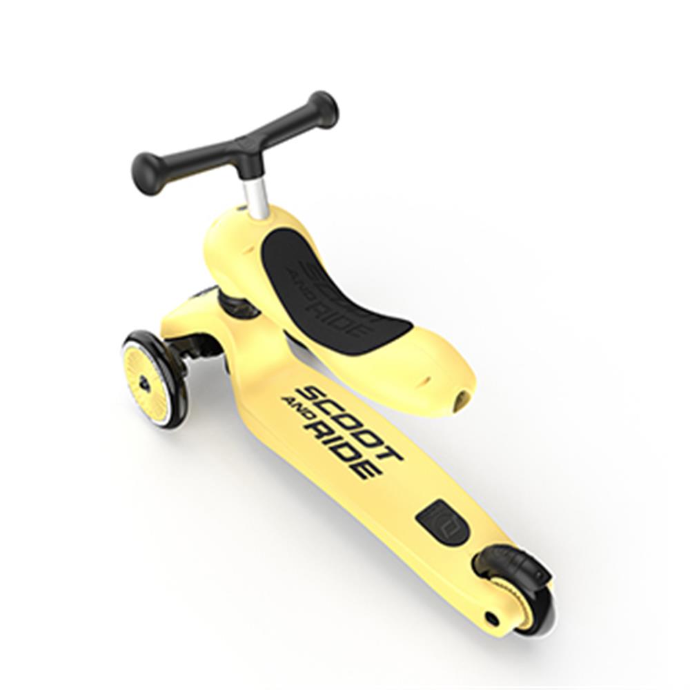 Scoot & Ride Highwaykick 1, lemon - 2in1 Kinderroller, ab 1 Jahr