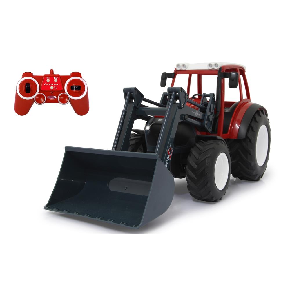 Jamara RC Traktor Lindner Geotrac mit Frontlader, 1:16, 2,4GHz, ferngesteuertes Baufahrzeug