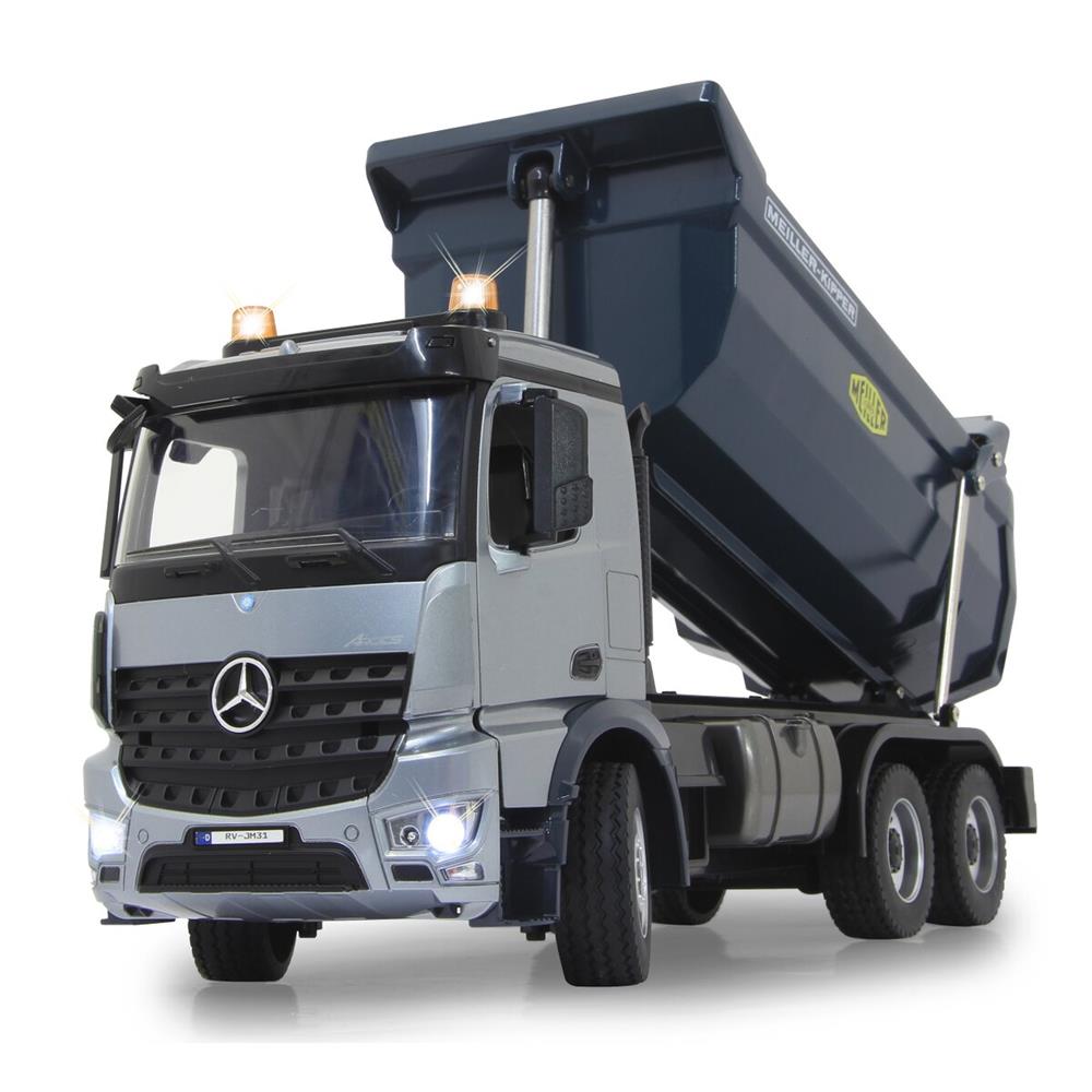 Jamara Muldenkipper Mercedes-Benz Arocs Metal Meiller, 1:20, 2,4GHz, mit Licht und Sound